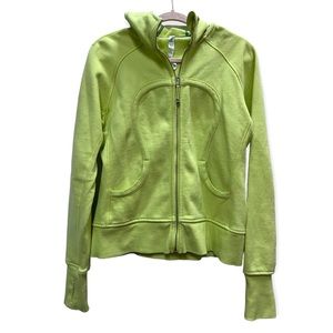 Green Lululemon scuba zip up